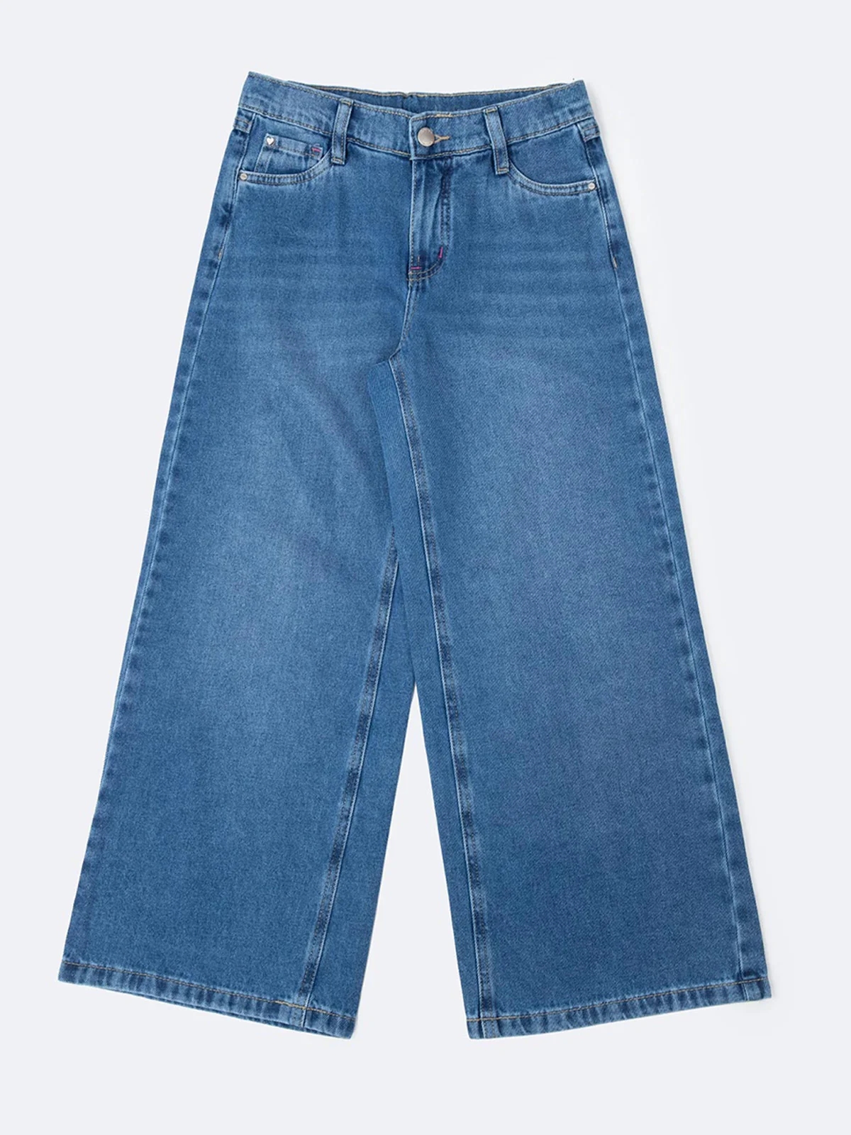 JEAN WIDE LEG NIÑA PIONIER YLDA-RIGIDO