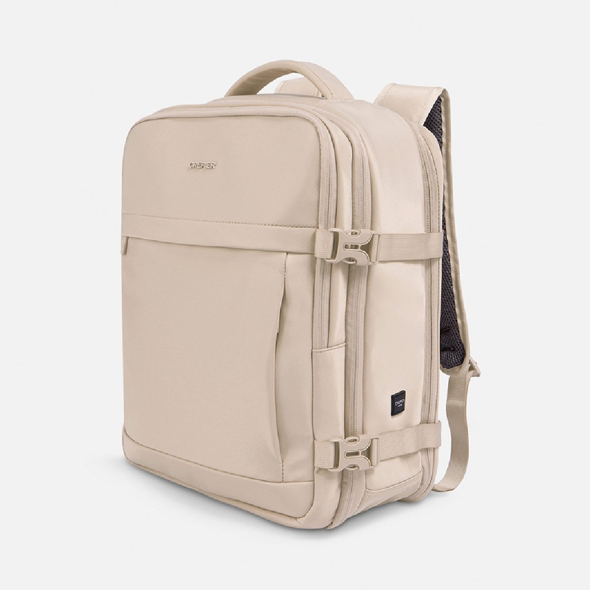 MOCHILA DE VIAJE CREPIER DALLAS 3.0 GRANDE BEIGE